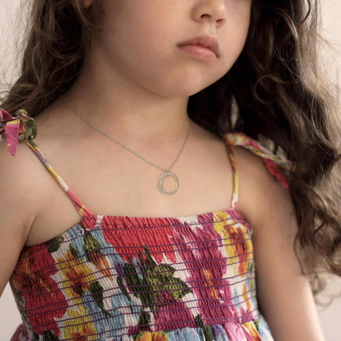 Infinity Circle Necklace - Perfect for Granddaughter, Daughter, Aunt, Sister-In-Law, Grandma of the Groom, Cousin, and Friendship Gifts