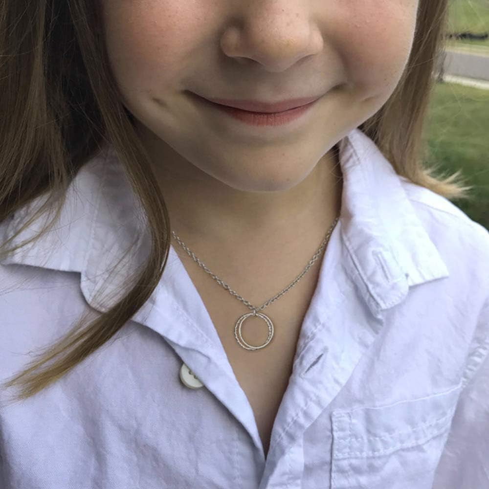 Infinity Circle Necklace - Perfect for Granddaughter, Daughter, Aunt, Sister-In-Law, Grandma of the Groom, Cousin, and Friendship Gifts